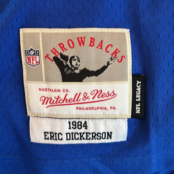 Eric Dickerson Los Angeles Rams Mitchell and Ness 1984 Replica Jersey - Picture 4 of 6